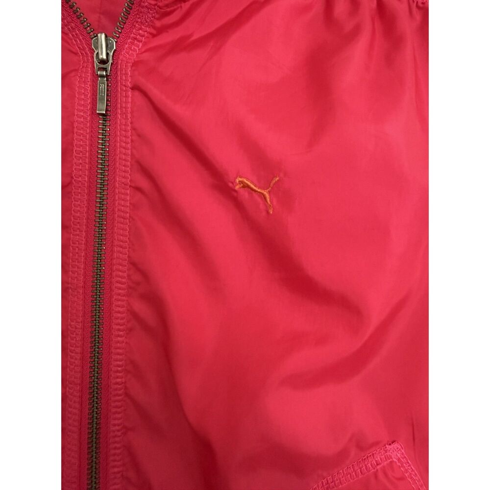 PUMA Women’s Track Jacket - Hot Pink Y2K Windbreaker - Size M - Picture 5 of 9